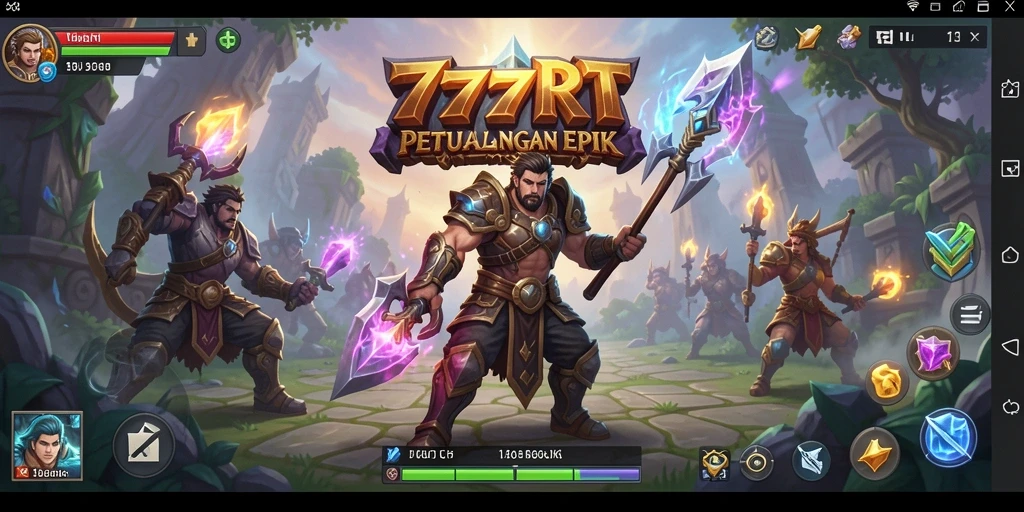 Tampilan aksi epik dalam game 777RT dengan grafis menawan.