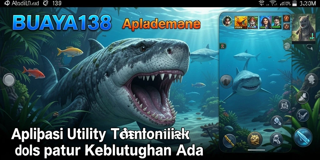 Tampilan antarmuka aplikasi BUAYA138 yang ramah pengguna.
