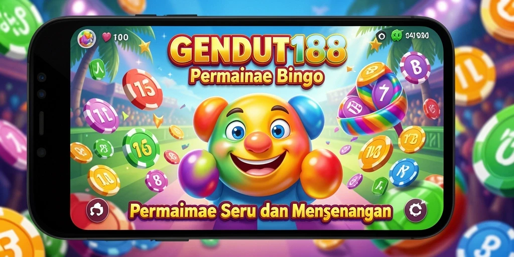 Screenshot utama GENDUT188 menampilkan gameplay Bingo yang seru.
