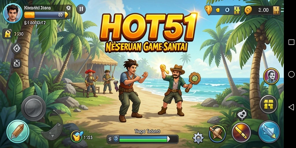 Tangkapan layar menarik dari gameplay seru HOT51.
