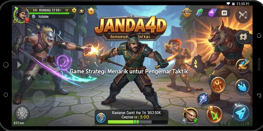 Screenshot gameplay JANDA4D menampilkan strategi yang mendebarkan.