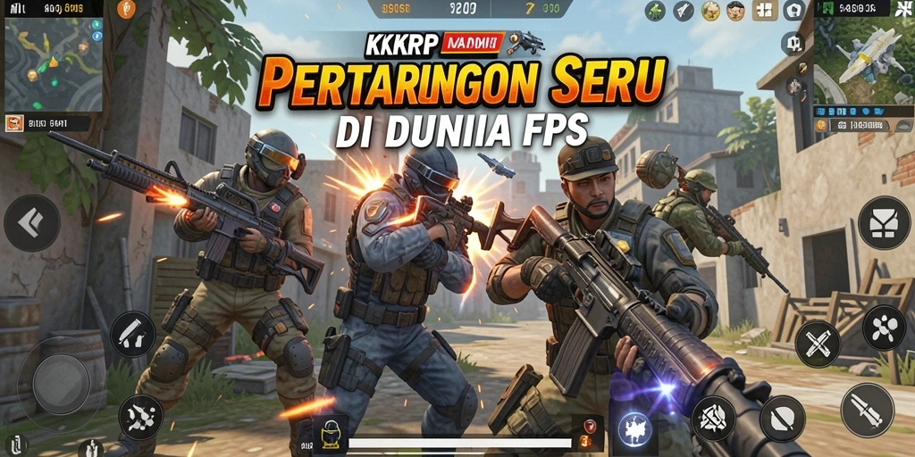 Gameplay intens KKRP dalam pertempuran FPS.