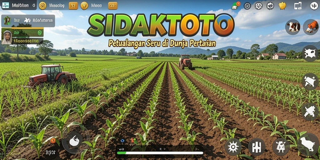 Gameplay seru di SIDAKTOTO memperlihatkan petualangan bertani yang menyenangkan.