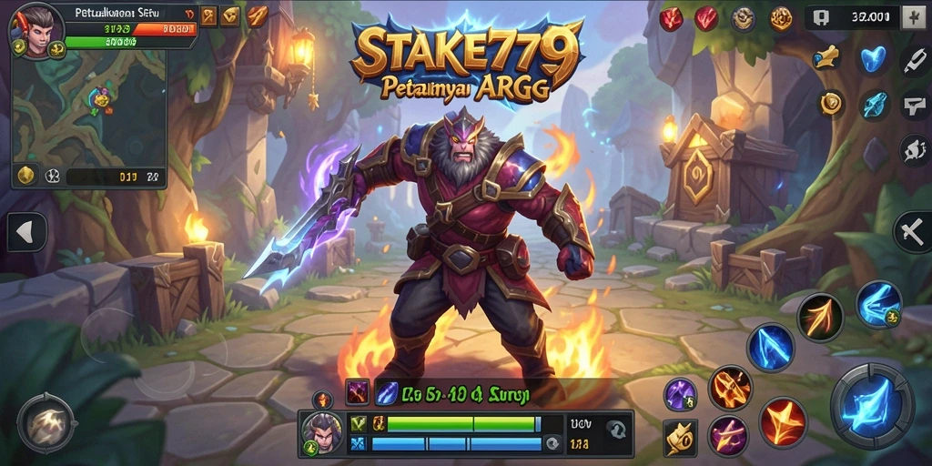 Screenshot gameplay STAKE779 menampilkan aksi pertarungan yang menarik.