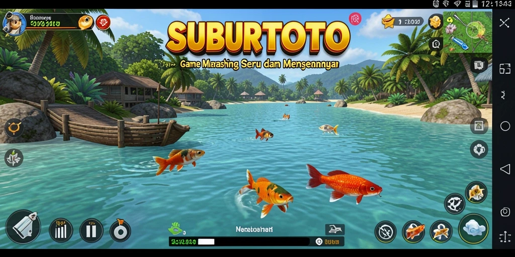 Tangkapan ikan yang menakjubkan dalam SUBURTOTO dengan grafik hidup.